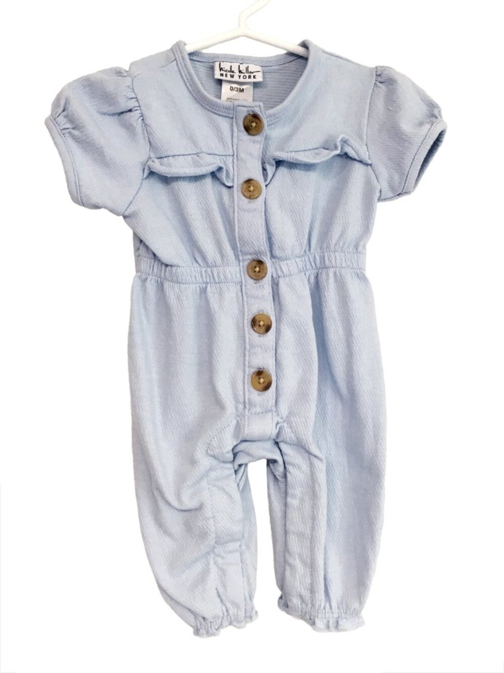 Nicole Miller New York Light Blue Girls One-piece Size 0-3 Months